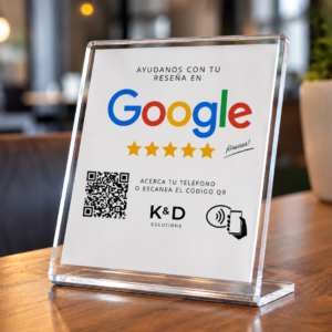 Mostrador NFC+QR